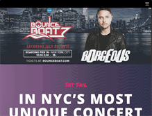 Tablet Screenshot of bounceboat.com
